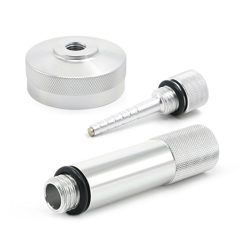 3PCS For HONDA GENERATOR EU2000I EXTENDED RUN GAS CAP, OIL TUBE, MAG DIPSTICK KIT: Silver