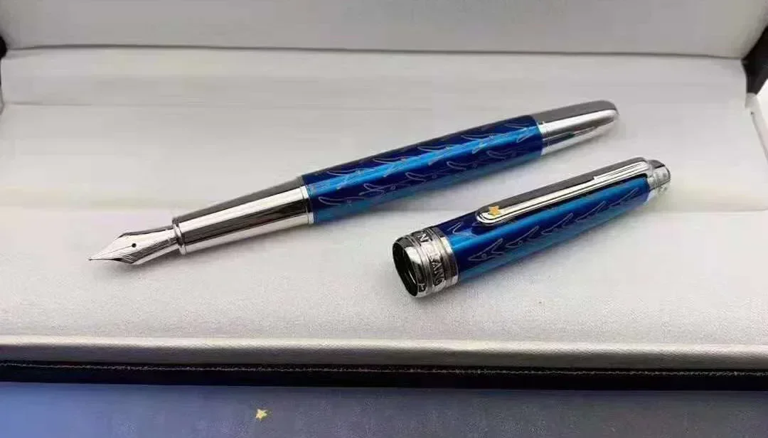 Bolígrafo pequeño Prince de lujo, suministros de oficina de Metal, fuente de Gel para escribir