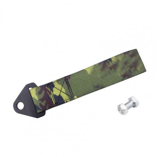 Universal High Strength Towing Rope Racing Car Universal Tow Eye Strap Tow Strap Bumper Trailer High Strength Nylon Tow Ropes: Camouflage