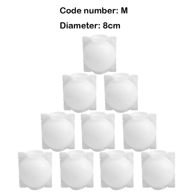 1-10pc Pianta Radicamento Sfera Innesto Radicamento In Crescita Scatola Albero di Innesto Kit Pianta Razza Tifo Dispositivo Giardino Innesto strumenti: 10PC-White-M