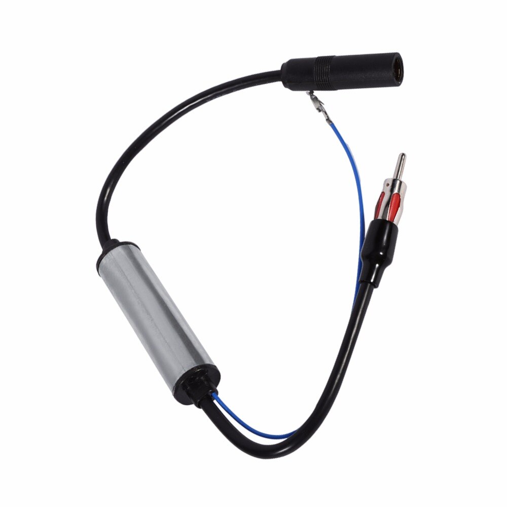 Conector de antena de coche, Radio FM, amplificador de señal en línea, Cable de extensión, FM, amplificador de señal de antena, amplificador de señal de antena