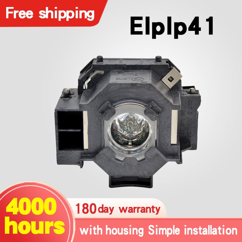 Uhe 170 projektor pære med lampehuset elplp 41 v13 t 010 l 41 til emp emp -260 -77 -77c emp emp -s6+  emp -s6 emp -s5+  emp -s52 s5