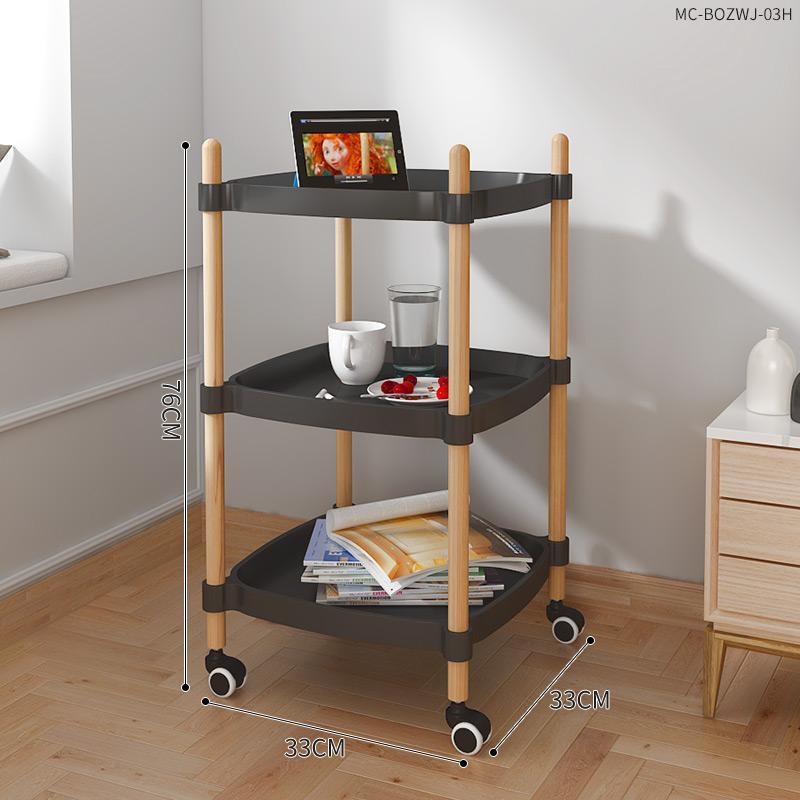 Trolley Floor Bedroom Living Room Bedside Table Modern Small Apartment Portable Coffee Table Small Size Storage Rack