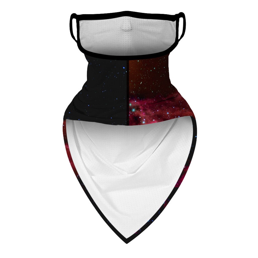 Vuxen utomhus fjärilstryck sömlös ansiktsmask sport halsduk hals tub stretchiga mjuka vindtäta ansiktsmasker