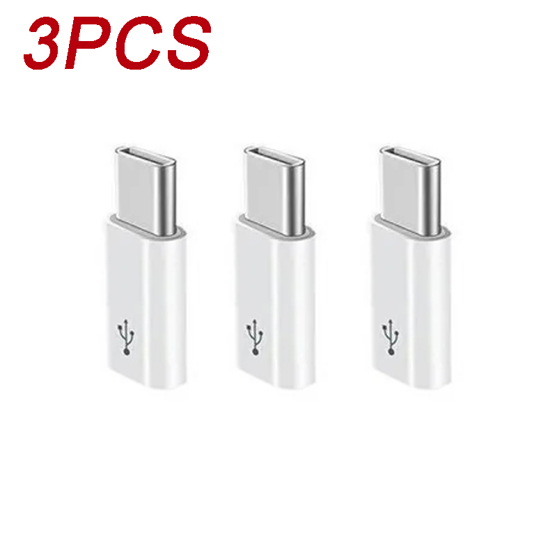 1/5/10szt Adapter Micro USB żeński na męski typu C do smartfonów z systemem Android Tablet USB typu C na złącze Micro USB: Srebrny