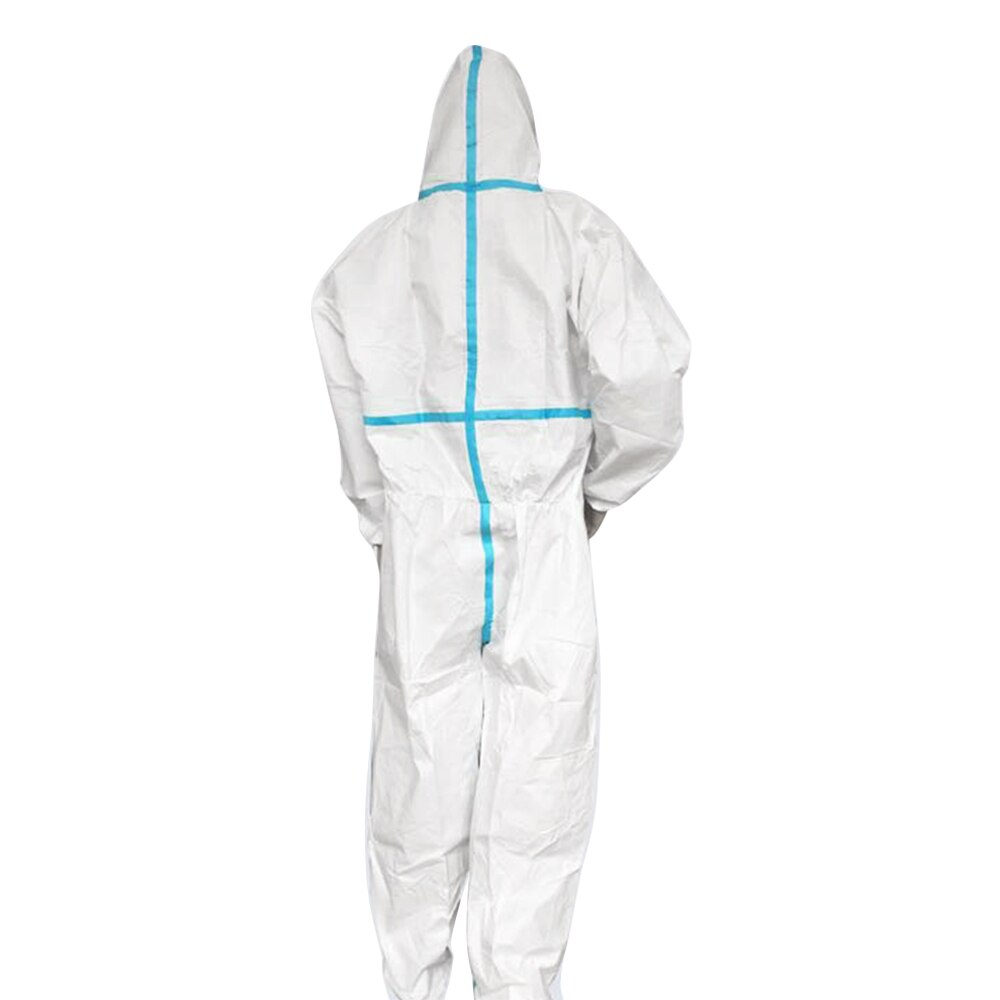 Professionele Hooded Beschermende Kleding Antibacteriële Beschermende Pak Chemische Beschermende Stofdicht Kleding Gezondheid Bescherming