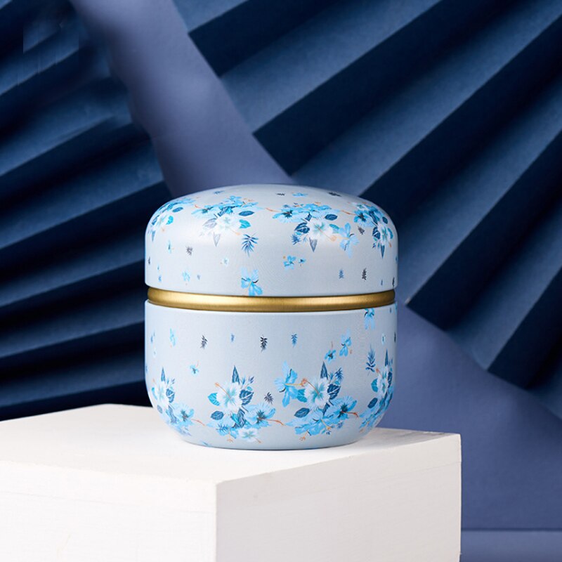Japanese Style Kitchen Tea Box Jar Storage Holder Sweetmeats Candies Cans Teaware Tea Coffee Tin Containers Storage Box: 8-1PC