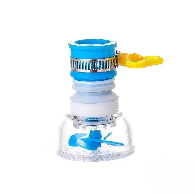 Keuken Anti-Spatten Kraan Kan Draaien Verlengen De Filter Thuis Universele Water Kraan Multifunctionele Wastafel Douchekraan: Blauw