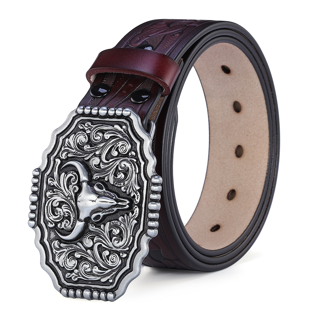 Cinto ocidental masculino cintos de couro genuíno para homens mulheres cowboy cowgirl grandes letras fivela ouro masculino cintos longo preto marrom qualidade: Preto / 115 CENTÍMETROS
