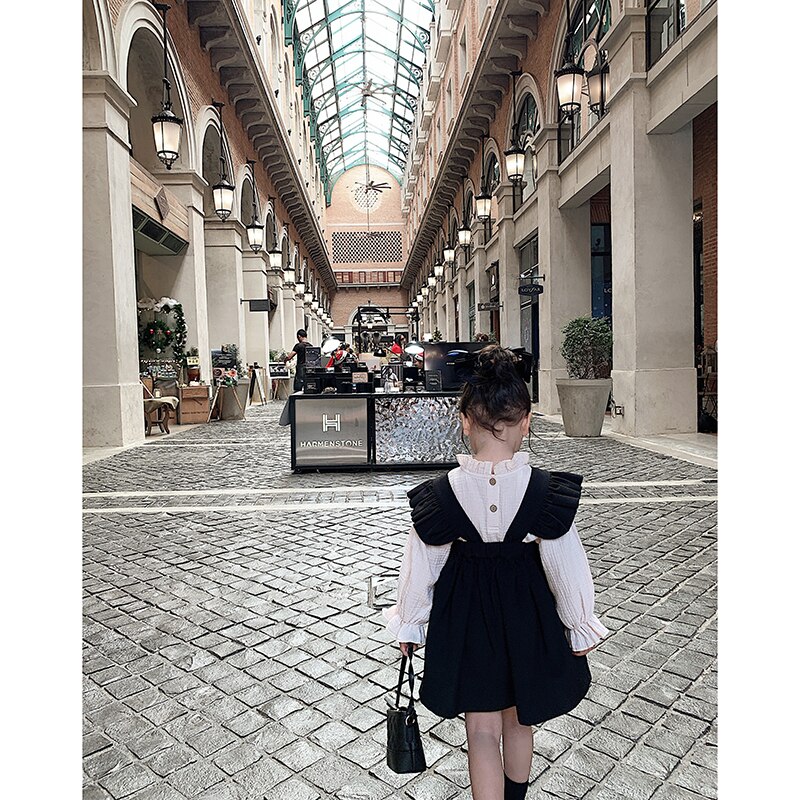 Primavera e autunno abbigliamento 2020 nuovi bambini Coreani di cotone e camicia di canapa di stile semplice