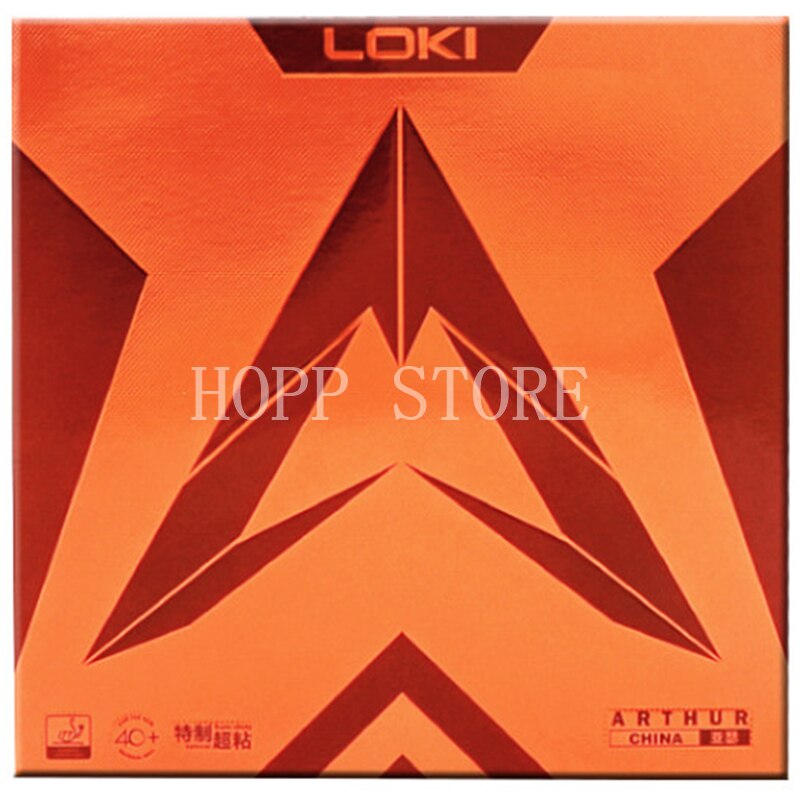 LOKI ARTHUR CHINA Table Tennis Rubber (Super Sticky) Original WANG HAO LOKI ARTHUR Ping Pong Sponge