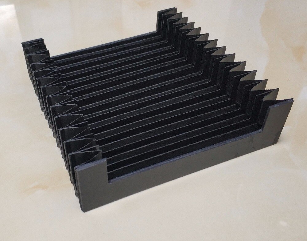 U Type machine tools protection bellows, Inside:120x22,Outside:160x42,Lmax: 400mm