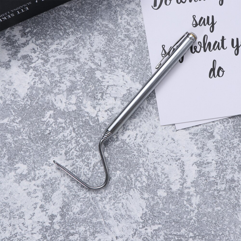 Roestvrijstalen slangenhaak intrekbaar reptielenherpgereedschap  (68cm)