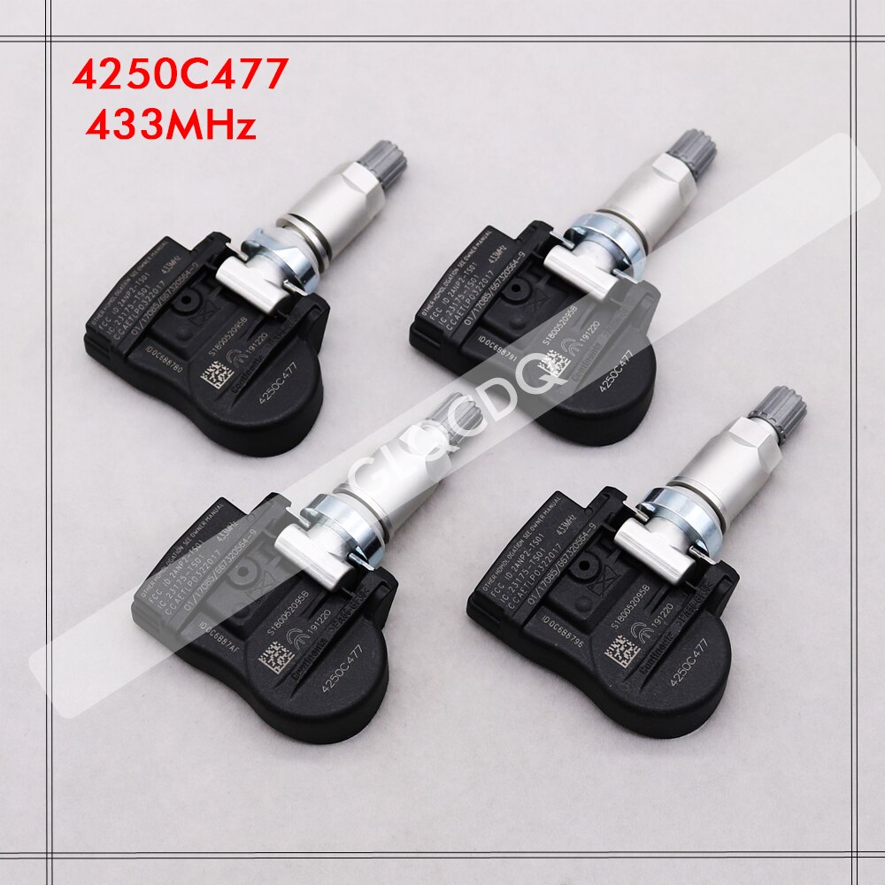 Tpms Sensor Voor Mitsubishi Lancer Tpms 433 Mhz Bandenspanning Sensor Auto Bandenspanningscontrolesysteem Tool 4250C477