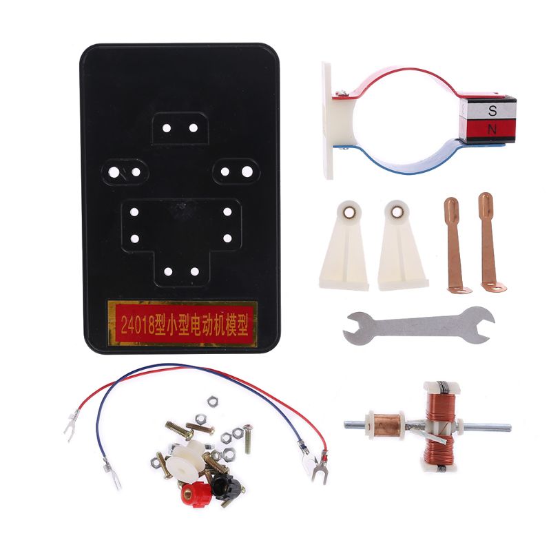 DIY Simple DC Electric Motor Model Assemble Kit for Kids Educational Toys D5QC