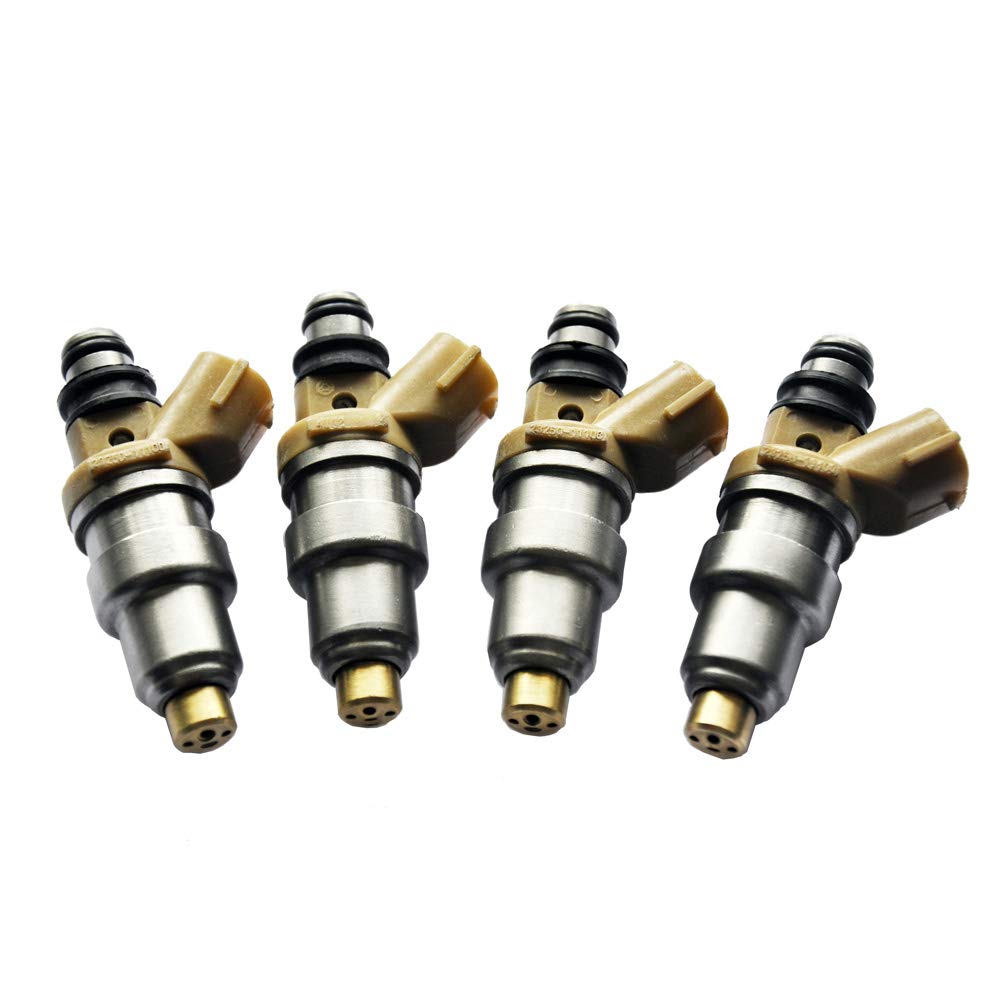 Set Of 4 Fuel Injector Nozzles For 1992 - 1995 Toyota Paseo 1.5L L4 23250-11100 2320911100: Default Title