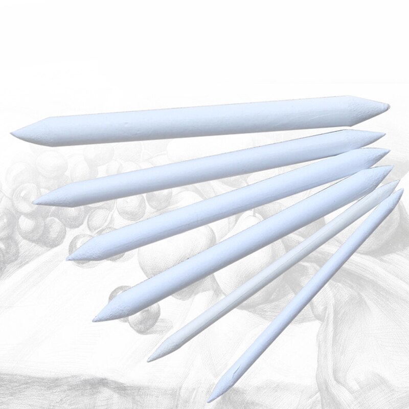 6pcs Blending Smudge Tortillon Stump Sketch 6 Misure Art Drawing