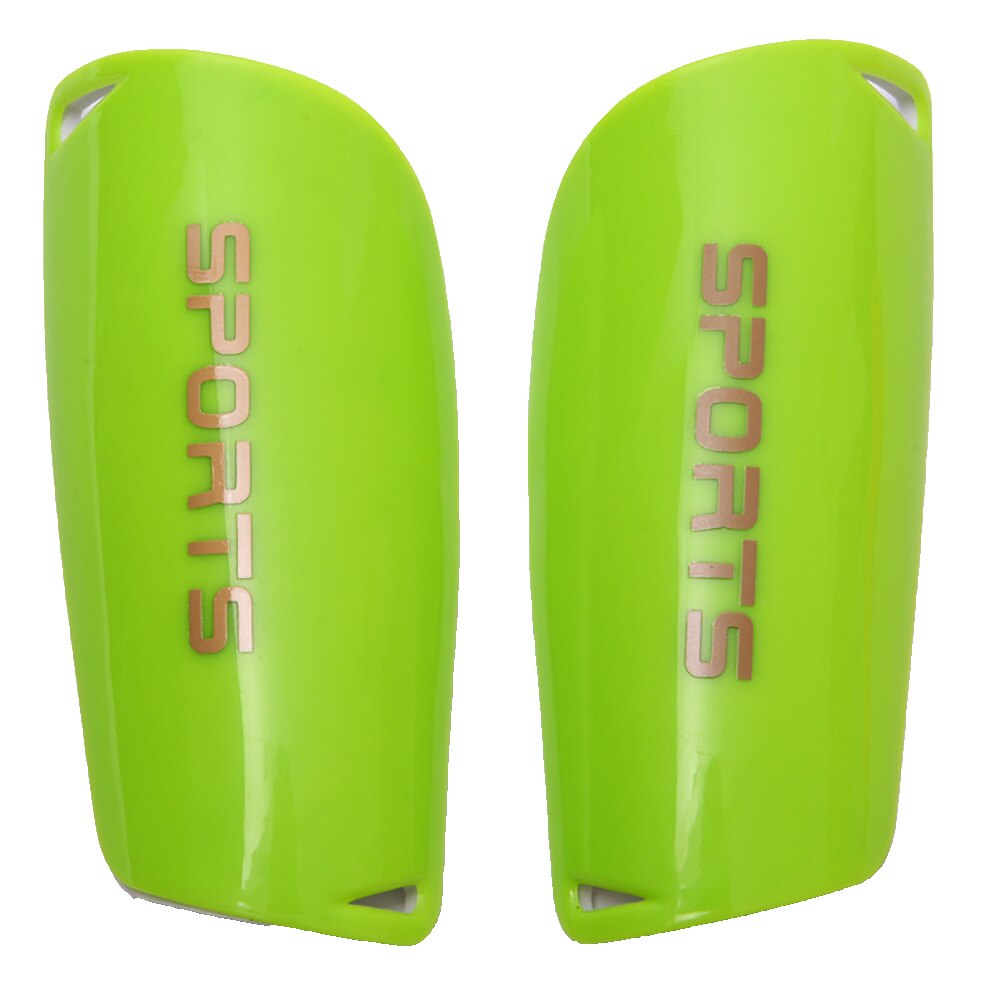 1 Paar Voetbal Training Shin Guard Pad Been Protector Brace Ondersteuning Plaat: green / L