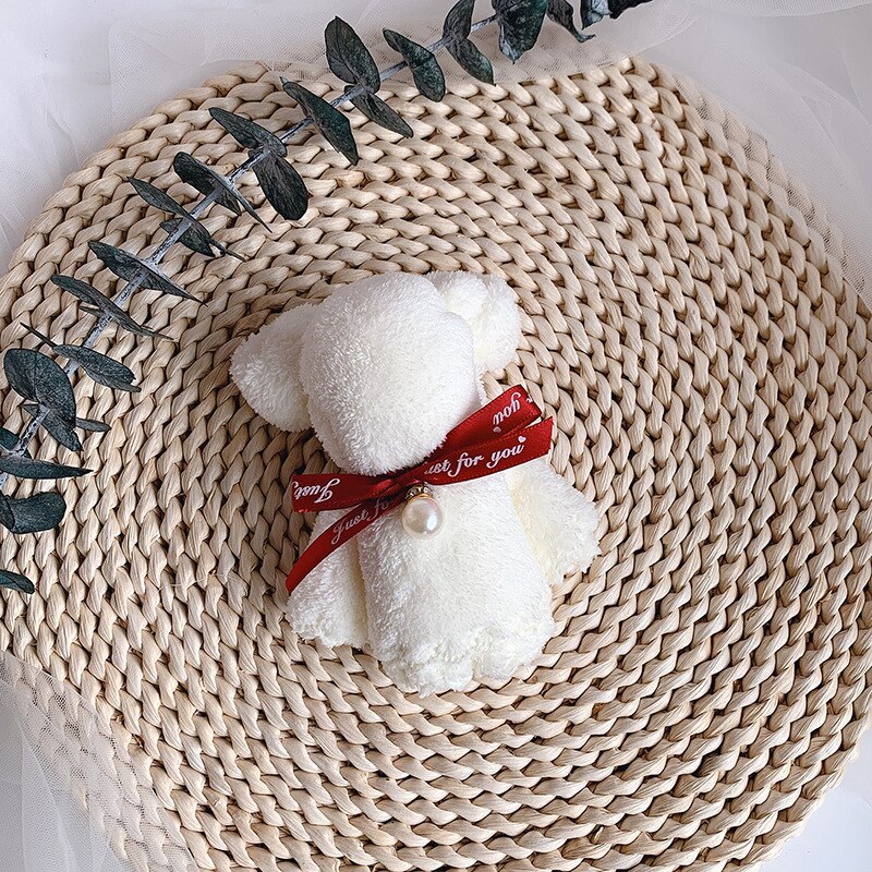 30x30cm Korallen Samt Bär Hand Handtuch Absorbent Coral Fleece Gesicht Handtuch Hochzeit Business Bad handtücher: SKU-14