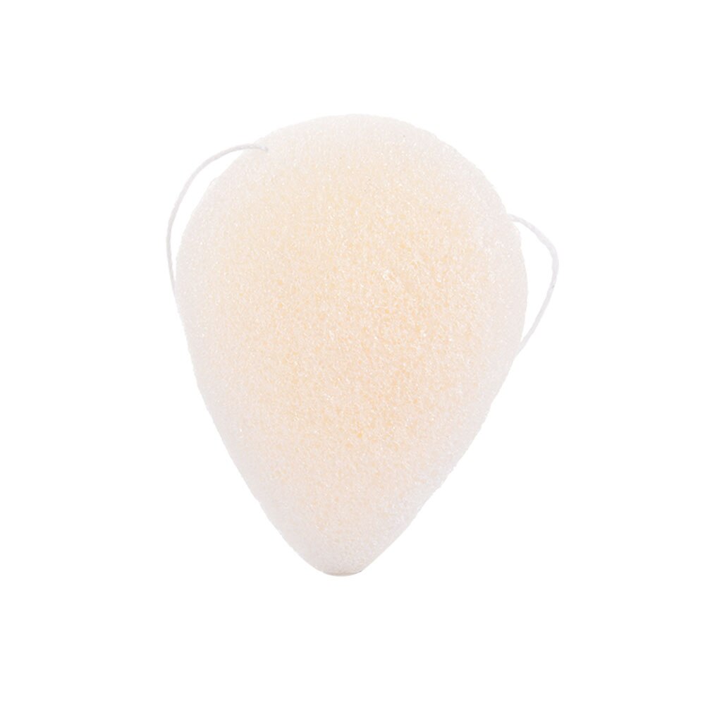 Fulljion 6 Farben Natürliche Konjac Gesichts Puff Gesicht Reinigen Waschen Schwamm Peeling Reinigung Schwamm Puff Gesichts Reiniger Werkzeug: Weiß