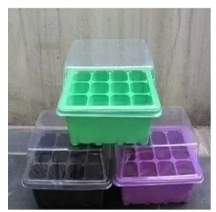 Plastic nursery box Plug tray nursery block garden semillas semillero para germinar tools