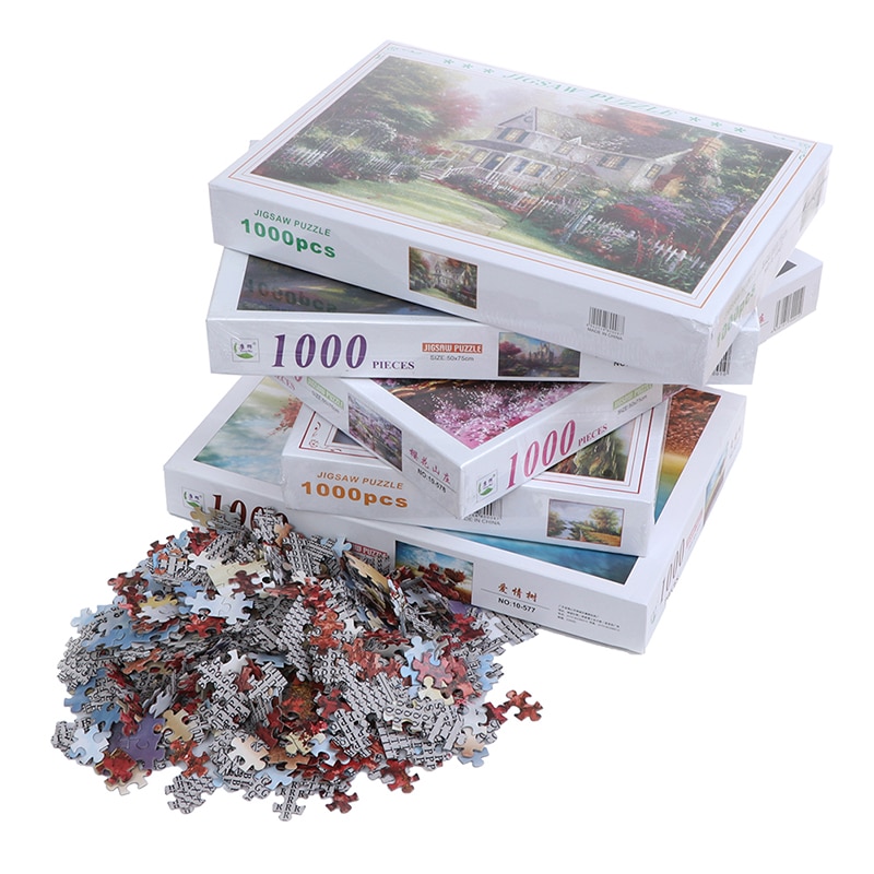 1000 Stukken Assembleren Puzzels Educatief Speelgoed Voor Volwassenen Kid Puzzel Puzzel Game