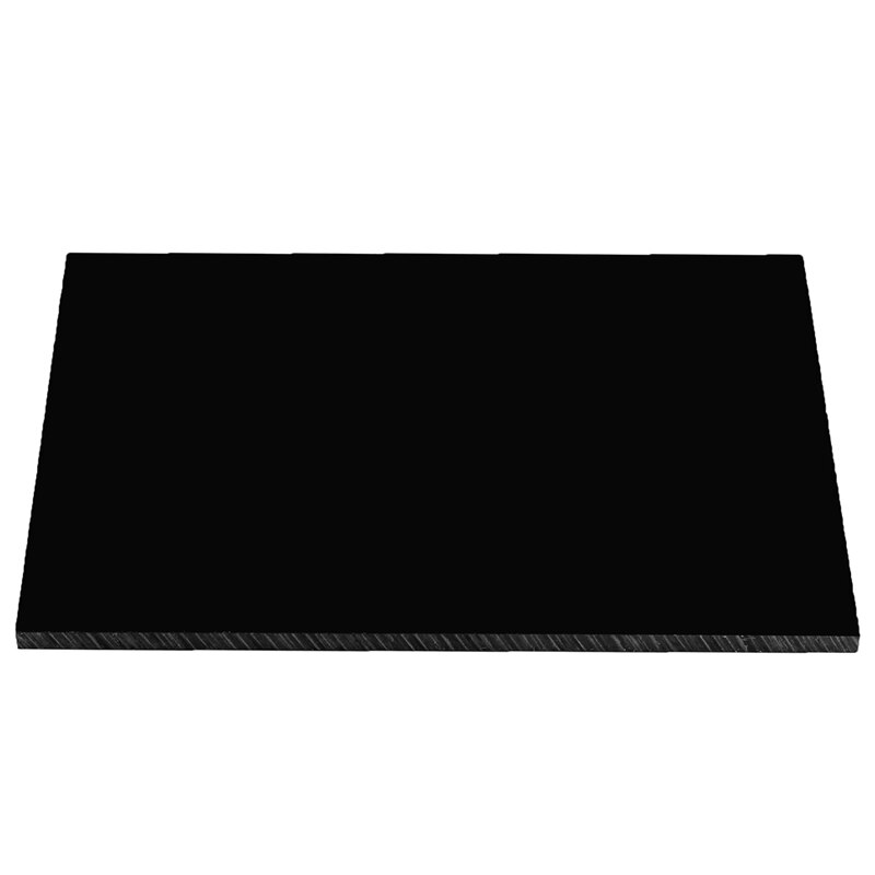 blank ren svart plexiglass plastark akrylbrett organisk glass polymetylmetakrylat 1mm 3mm 8mm tykkelse 200*200mm
