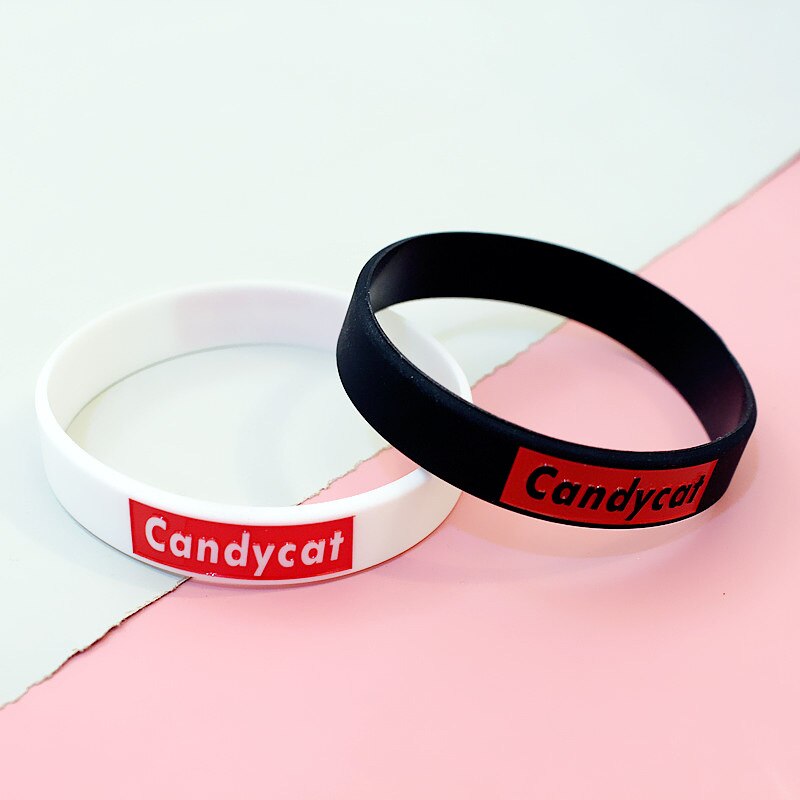 Sport Armband Cartoon EKG Buchstaben Kleine Frische und Einfache Silikon Männliche und Weibliche Studenten Freundinnen Paar Schmuck Trend