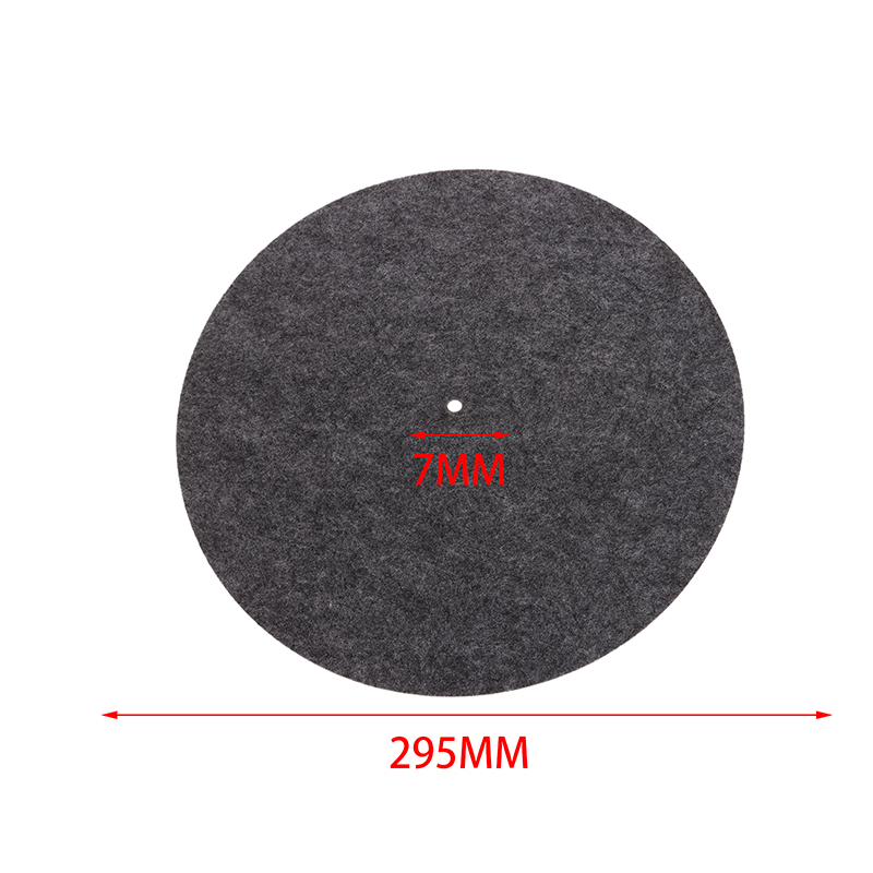 Alfombrilla antideslizante de fieltro para tocadiscos, alfombrilla para placa giratoria de vinilo LP, reemplazo de Audio, accesorios DIY, alfombrilla gruesa para tocadiscos audiófilos, 1 ud.