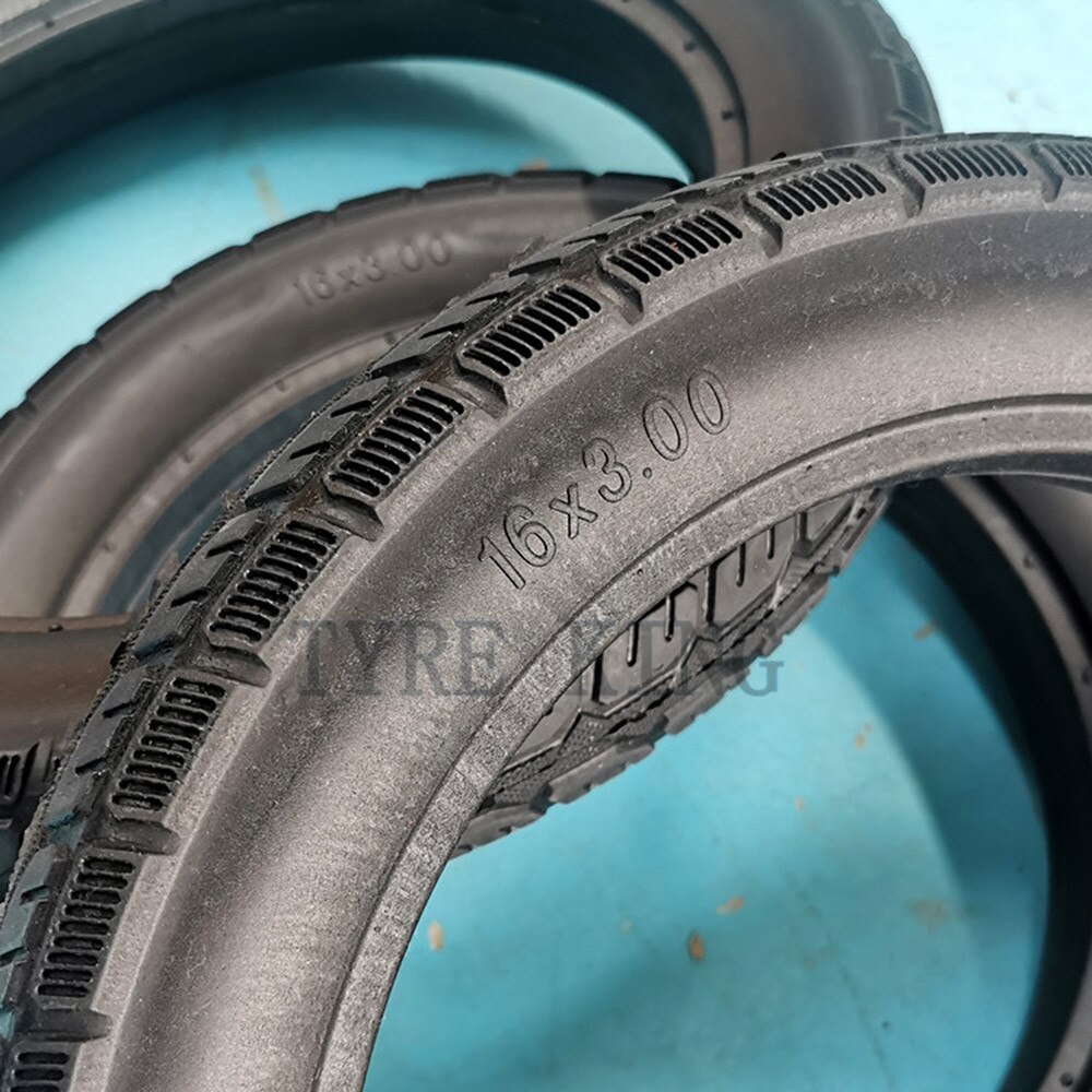 16 Inch 3.00-12 Non-Pneumatic Solid Tire 16x3.0 Explosion-proof Tubeless Tyre for Electric Vehicles E-bike Electric Scooter