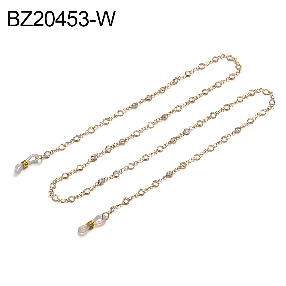 1Pcs Brillen Strap Leesbril Opknoping Ketting Zonnebril Bril Holder Neck Cord Bril Anti Slip Metalen Ketting
