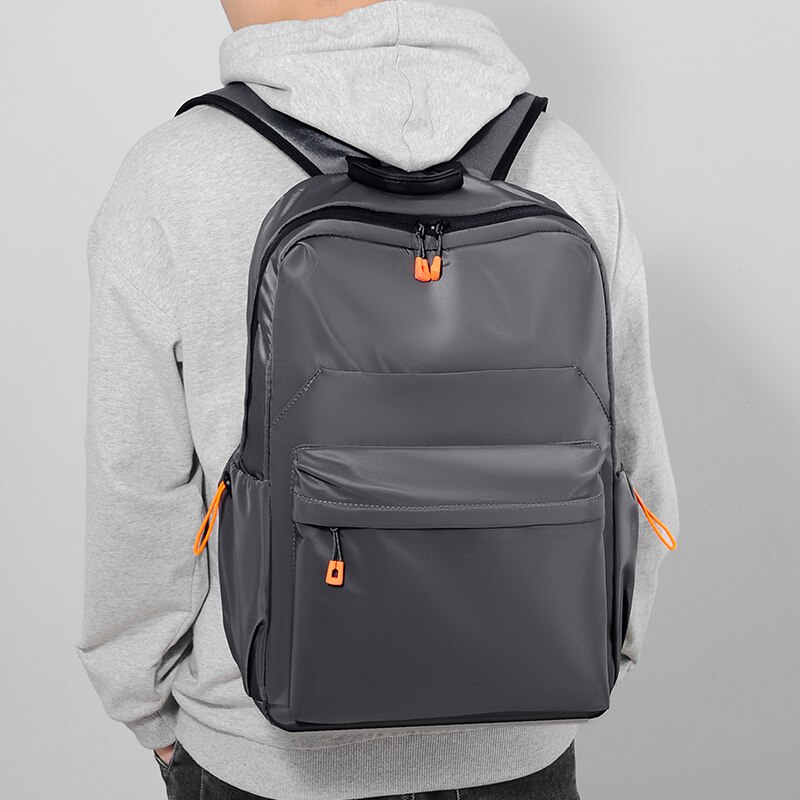 Herren-rucksack, reise-laptop-rucksack, strapazierfähiger, wasserabweisender schul- und college-rucksack, laptoptasche für damen, passend für notebooks, schwarz