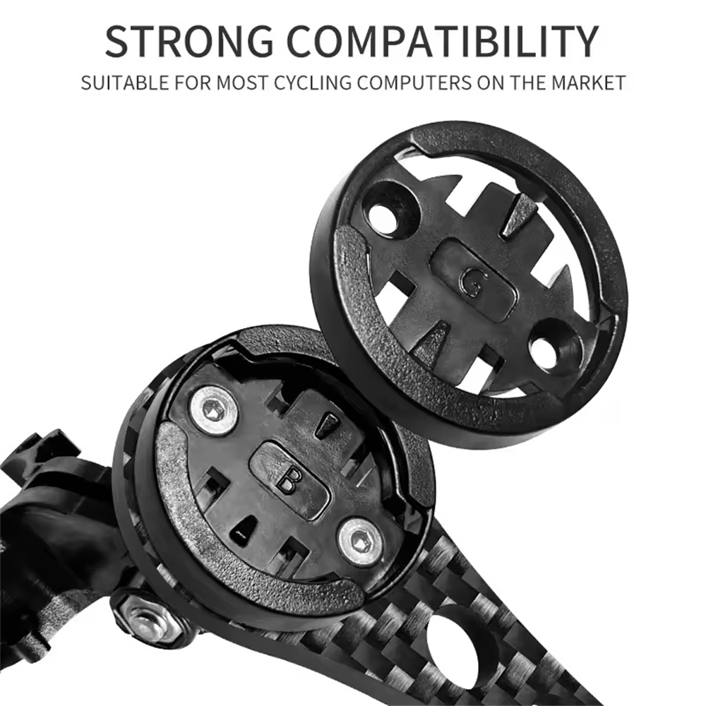 BKPTX CM-01 Carbon Computer Halterung Rennrad Integrierte Lenker Für Garmin/Wahoo/Bryton/Kamera 3K Fahrrad Zubehör