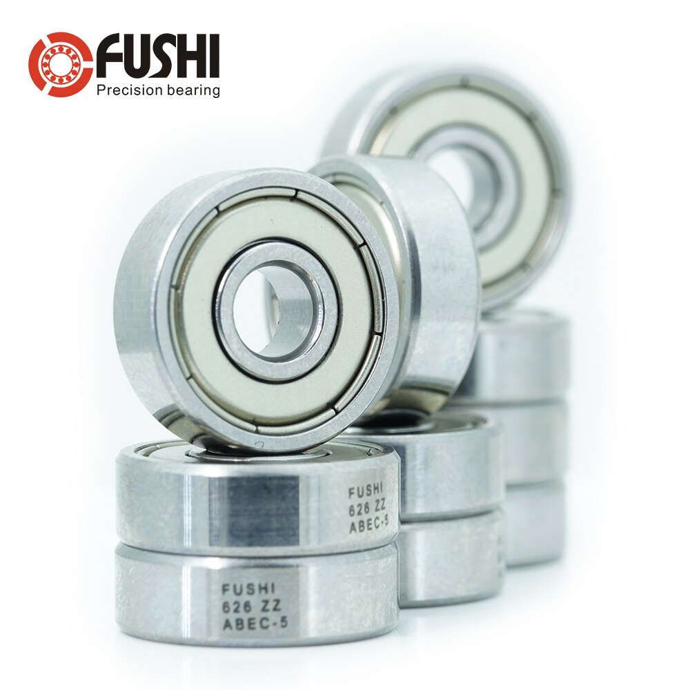 626ZZ teniendo ABEC-5 10 Uds 6X19X6mm miniatura 626Z rodamientos de bolas 626 ZZ EMQ Z3V3