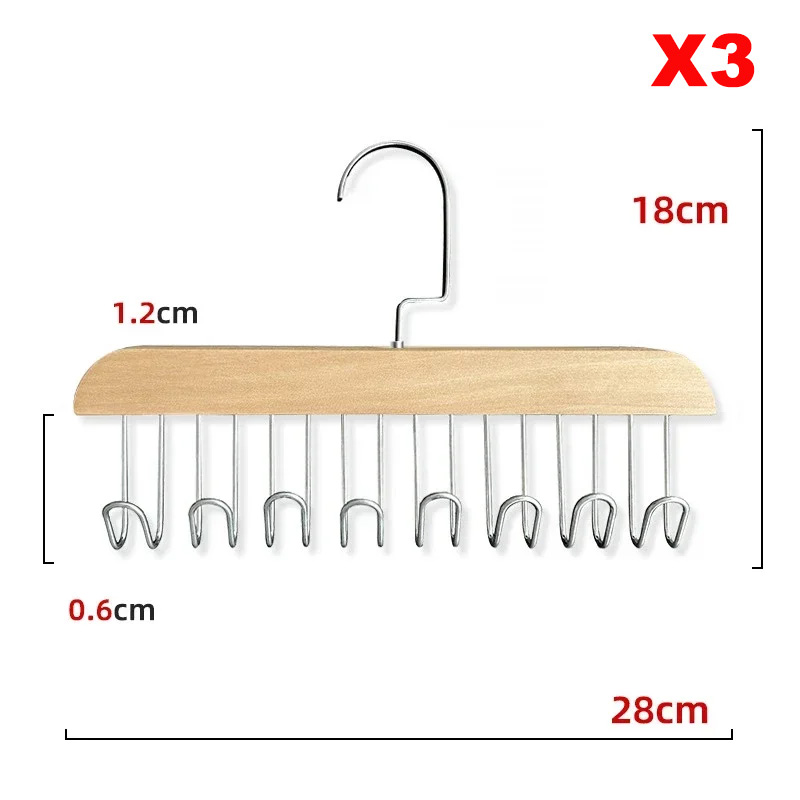 1pc/3pcs Multifunctionele Vrouwen Opslag Beha Hanger Stevig Duurzaam Thuis Garderobe Organizer voor Mannen Stropdas riem Vrouwen Beha Sling: Licht Geel