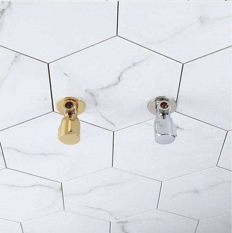 Messing Driehoek Klep Water Regelklep Goud Hoek Valve Badkamer Tap Water Valve 1/2*1/2 Messing Chroom Hoek Kleppen