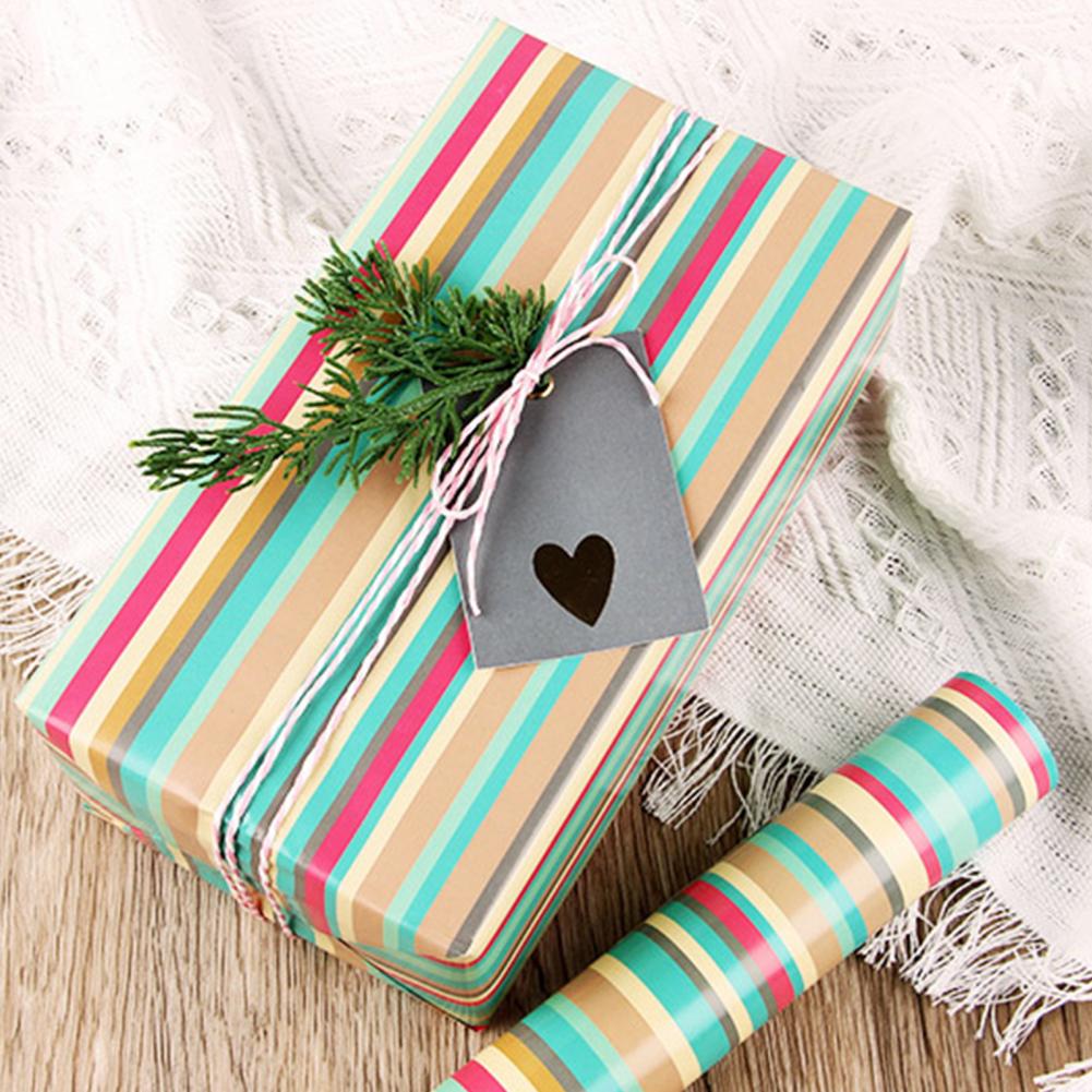 1 Set Wrapping Paper Great DIY Seasonal Packing Paper Practical Wrapping Paper