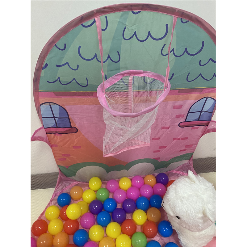 120cm Foldable Children Ball Pool Tent Shootable Ball Pit Play Tent Easy Clean Durable Parent-Child Interaction for Kids