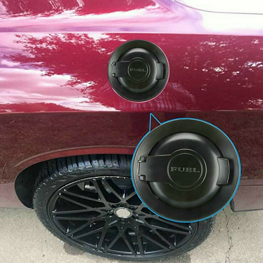 Car Fuel Gas Filler Door Cap Black Vapor Edition For Dodge Challenger And
