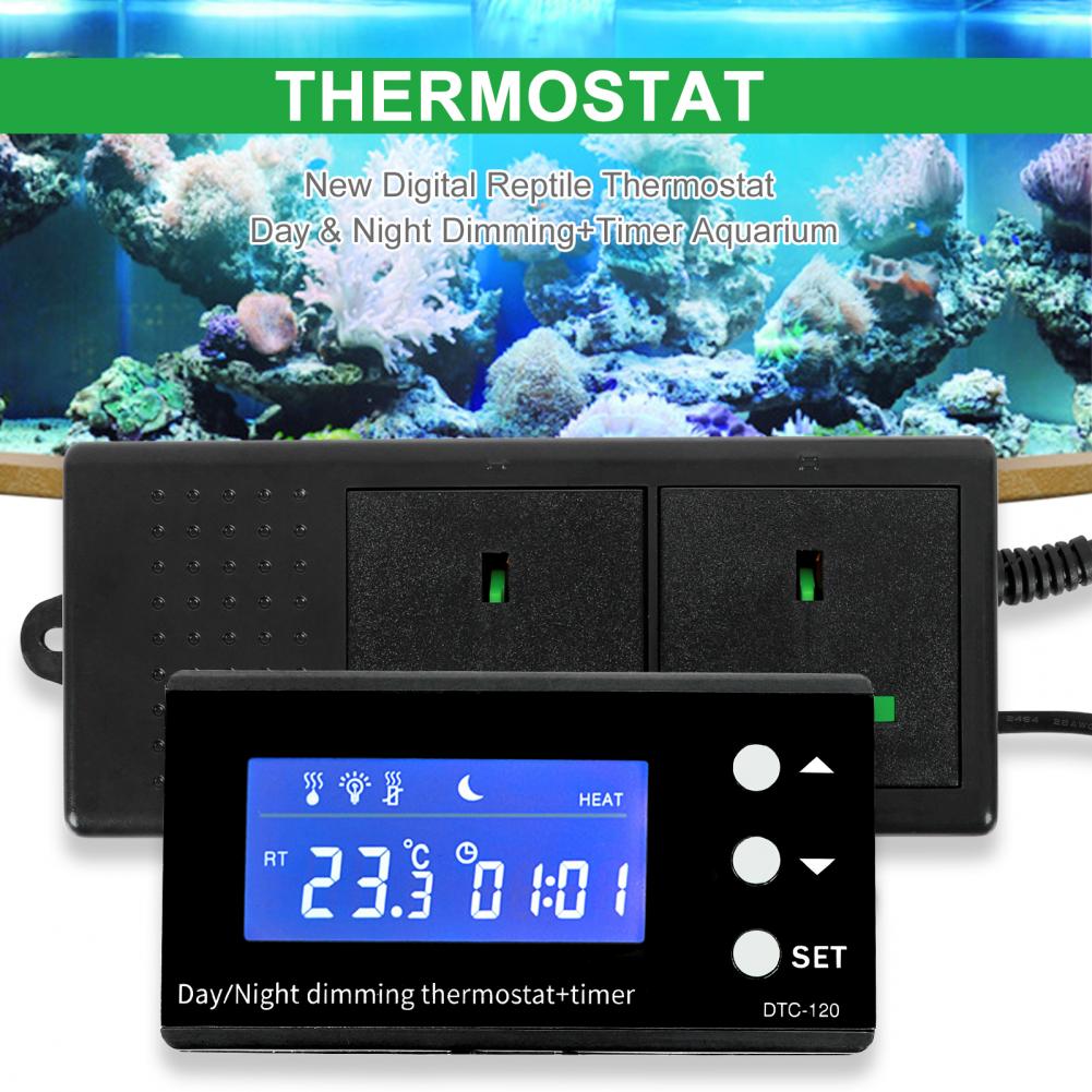 Termostato per rettili versatile Timer termostato digitale più debole giorno/notte termostato digitale dalle prestazioni stabili facile da usare