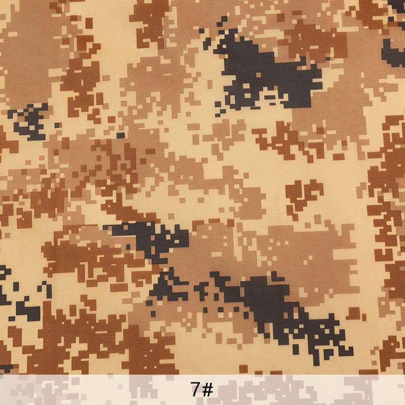 Polyester Camouflage Tent Waterproof Fabric Sewing Material For DIY Apron Umbrella 45*150cm/Piece TJ0525: 7