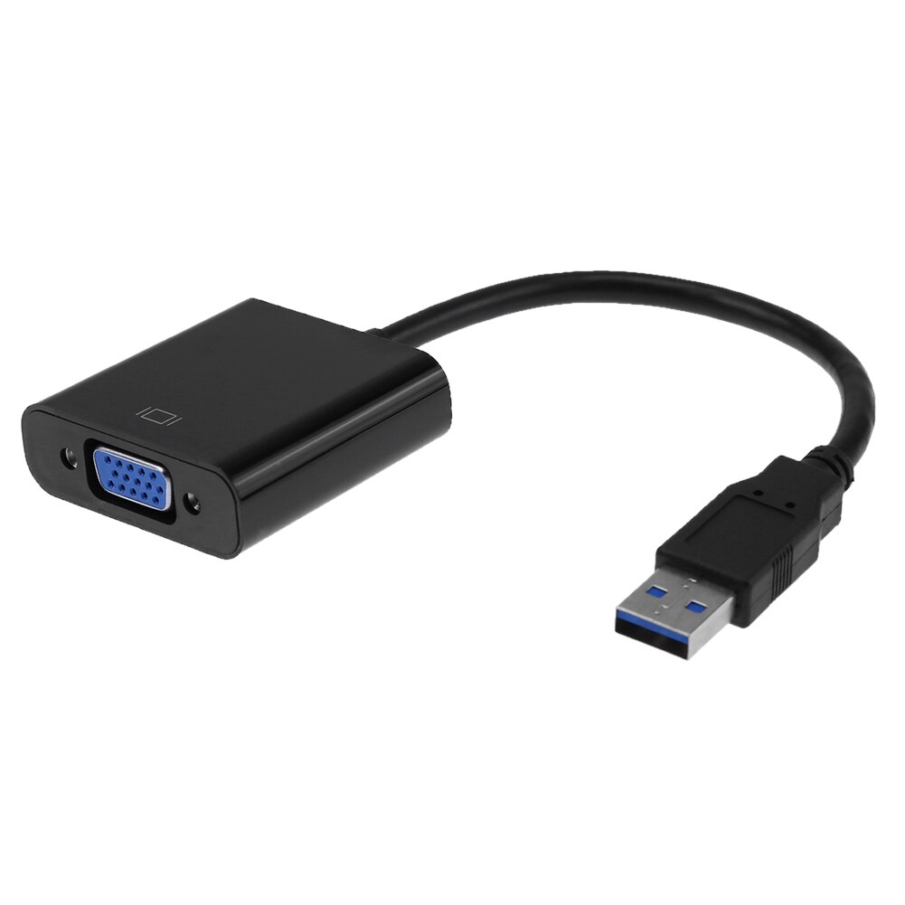 1080P USB na Adapter VGA USB 3.0 na VGA zewnętrzna karta graficzna multimedialny wyświetlacz konwerter na komputer stacjonarny Monitor do komputera przenośnego projektor
