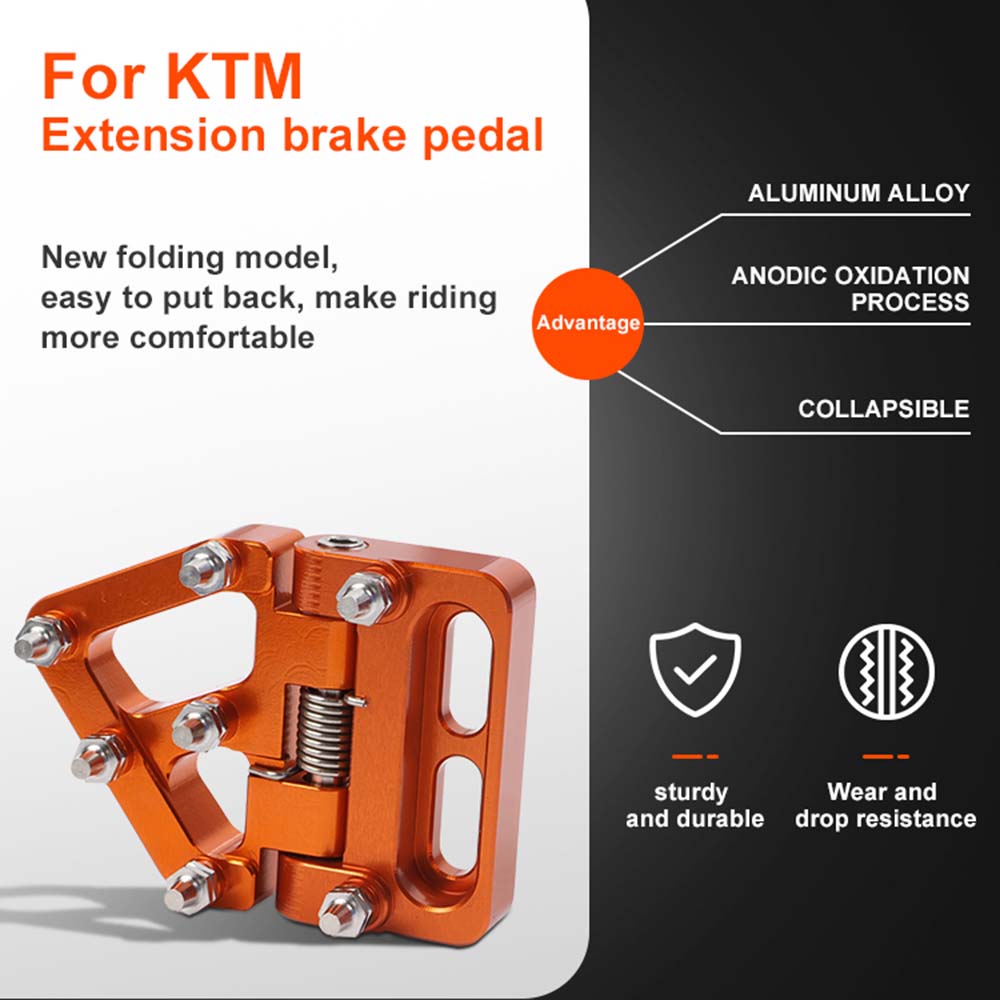 For Beta Xtrainer 300 250 RR RRS 125 200 250 300 350 390 400 430 450 480 500 520 Motorcycle Folding Rear Brake Pedal Tip Plate