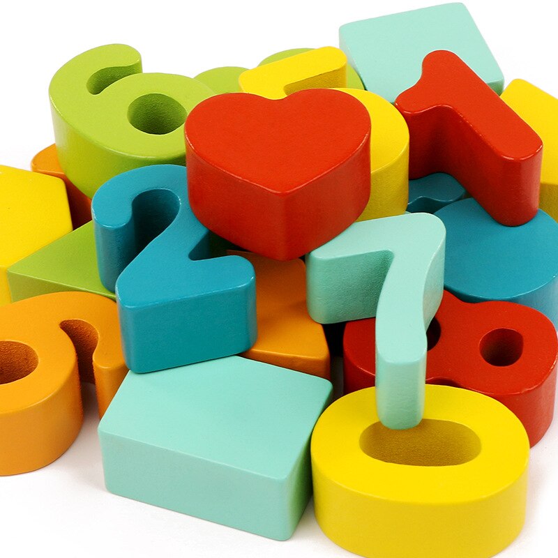 Wooden Matching Car Number Shape Letter Memory Match Game Fun Puzzle Board Game Educational Color Cognitive Geometric shape Toys