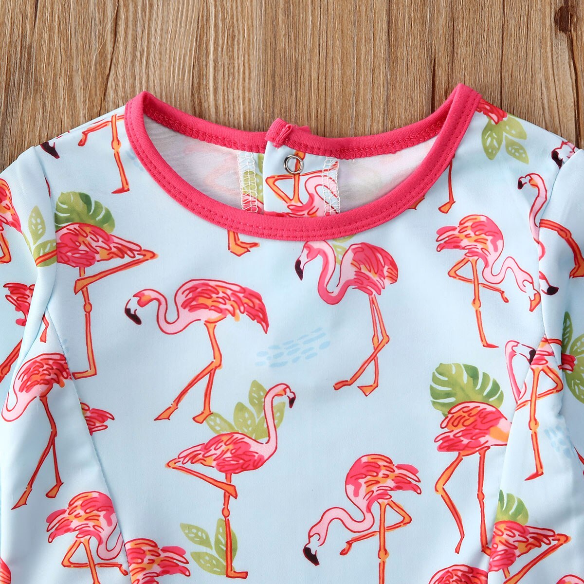 Children Swimwear Girls Flamingo One Piece Swimsuit Kids Girls Cute Swimwear Summer Bathing Suits