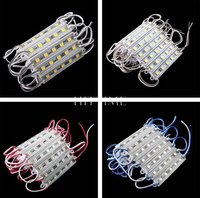 5 Leds 5050 Smd Led Backlight Modules Lamp Dc 12 v Waterdichte Ip65 Geweldig Voor Doosletters Uithangbord Verlichting 6 kleur