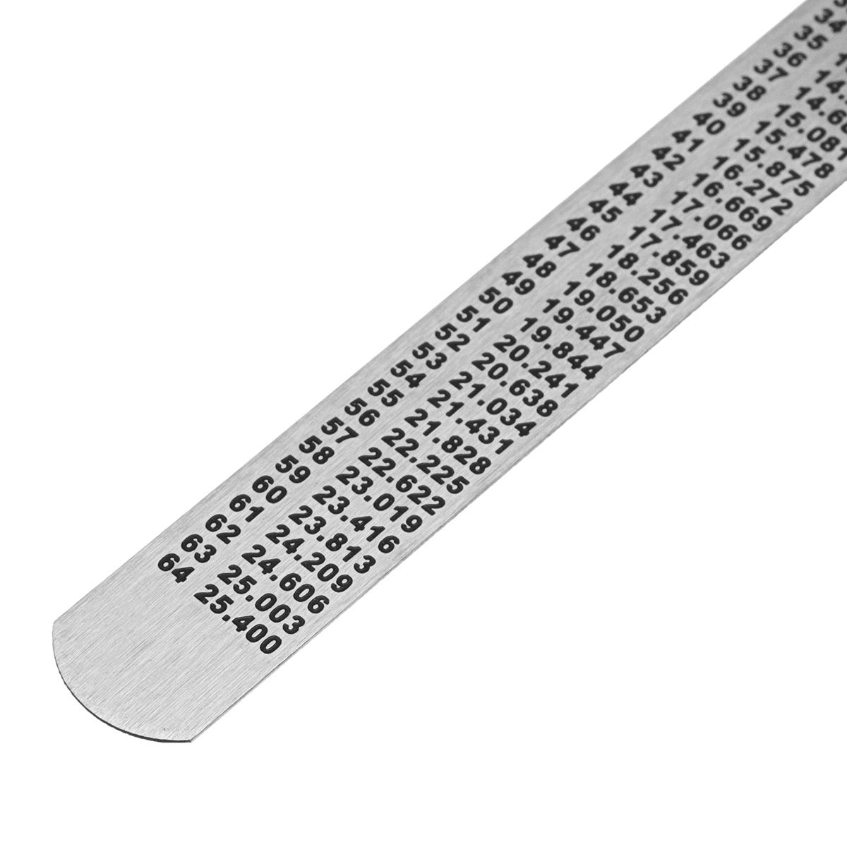 6 &quot; 0-150mm standardmätare i rostfritt stål djup längdmätare skala märkning mätverktyg med avtagbar klämma lätt att använda/bära