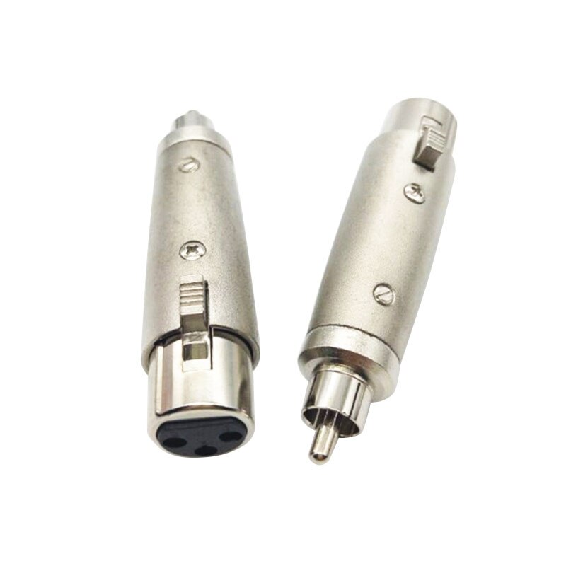 RCA Stecker AUF 3Stift XLR weiblich Adapter AV Männlich in XLR weiblich Audio- Signal Übertragung Ausgewogene Konverter Für Verstärker Microph