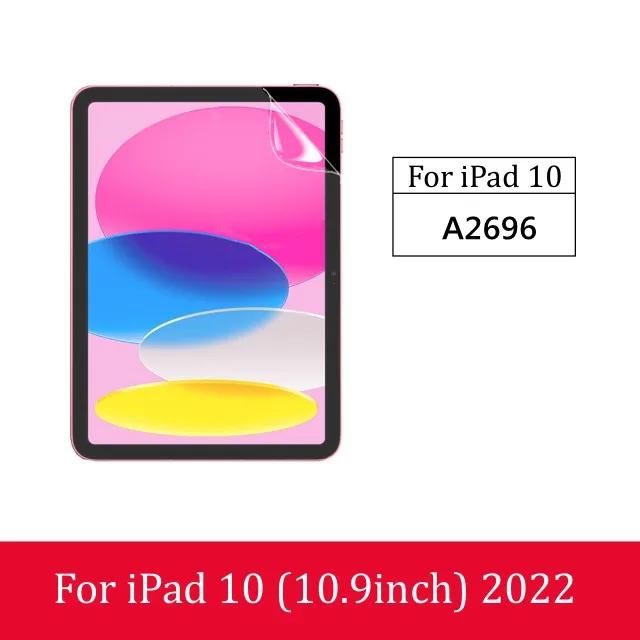 Papiergevoel Screenprotector Film Matte PET-schilderij Schrijven voor iPad Pro 11 12,9 inch Air 3 4 5 7e 8e 9e 10e Gen 9,7 10,2 10,9: Ivoor