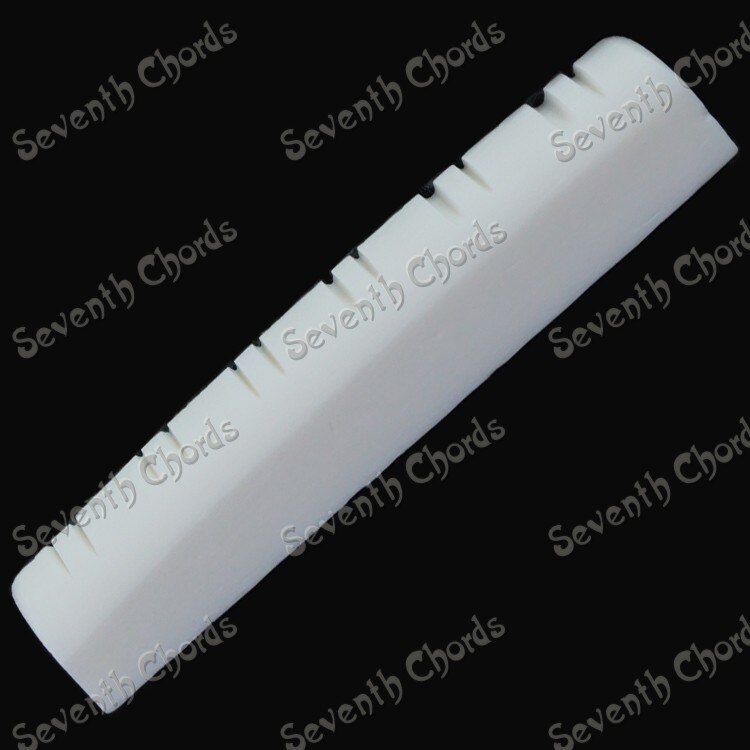 2 Pcs Bone 12 String Gitaar Noten Voor Folk Akoestische Gitaar 49X6X9.2-8.7Mm